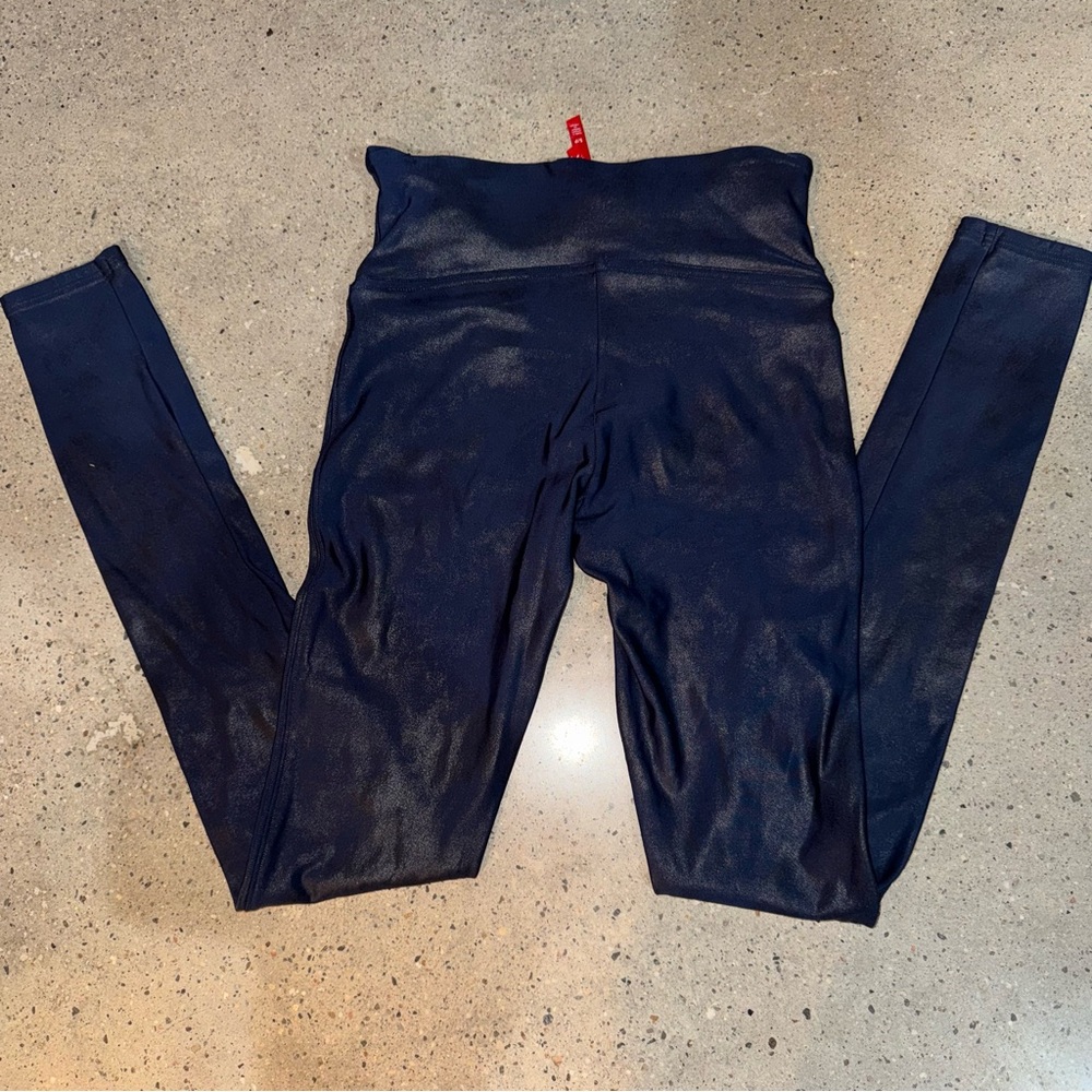 SPANX Blue Form-Fitting Leggings - Picture 4 of 7